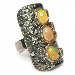 Кольцо с опалом 1142-er