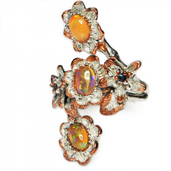 Кольцо с опалом 1143-er