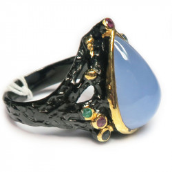 Кольцо с халцедоном 1252-er Кольцо с халцедоном 1252-er