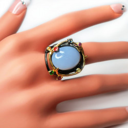Кольцо с халцедоном 1253-er Кольцо с халцедоном 1253-er