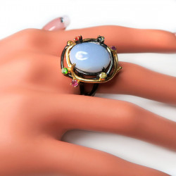 Кольцо с халцедоном 1253-er Кольцо с халцедоном 1253-er