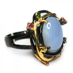 Кольцо с халцедоном 1253-er Кольцо с халцедоном 1253-er