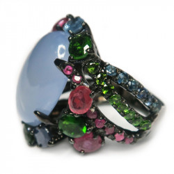 Кольцо с халцедоном 1271-er Кольцо с халцедоном 1271-er