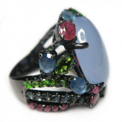 Кольцо с халцедоном 1271-er Кольцо с халцедоном 1271-er