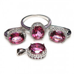 Комплект с топазом 1436-ekm Комплект с топазом 1436-ekm