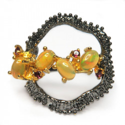 Кольцо с опалом 1482-er