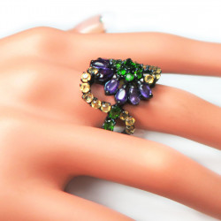 Комплект с аметистом, цитрином, хромдиопсидом 1600-ekm Комплект с аметистом, цитрином, хромдиопсидом 1600-ekm