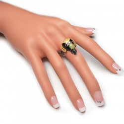 Кольцо с опалом "Слон" 1611-er