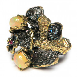 Кольцо с опалом 1706-er