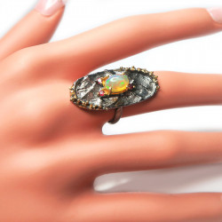 Кольцо с опалом 1813-er