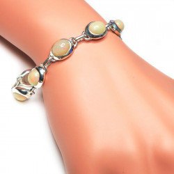 Браслет с натуральным опалом 345-eb