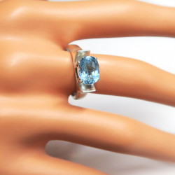 Комплект с голубым топазом 554-ekm Комплект с голубым топазом 554-ekm