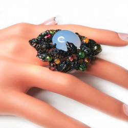 Кольцо с халцедоном 872-er