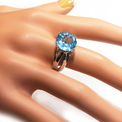 Комплект с голубым топазом 898-ekm Комплект с голубым топазом 898-ekm