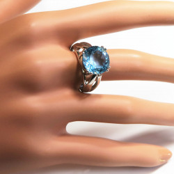 Комплект с голубым топазом 898-ekm Комплект с голубым топазом 898-ekm