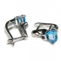 Комплект с голубым топазом 899-ekm Комплект с голубым топазом 899-ekm