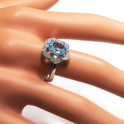 Комплект с голубым топазом 900-ekm