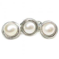 Комплект с белым жемчугом 035-gk Комплект с белым жемчугом 035-gk