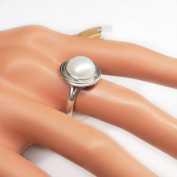 Комплект с белым жемчугом 035-gk Комплект с белым жемчугом 035-gk