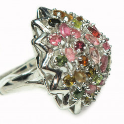 Кольцо с турмалином 036-tur