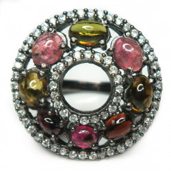 Кольцо с турмалином 057-tur Кольцо с турмалином 057-tur