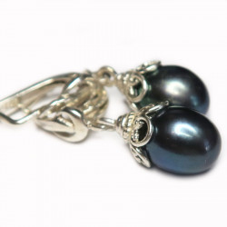 Комплект с черным жемчугом 063-gk Комплект с черным жемчугом 063-gk