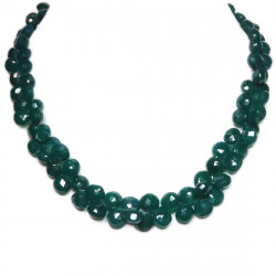 Бусы из зеленого оникса 083-eo