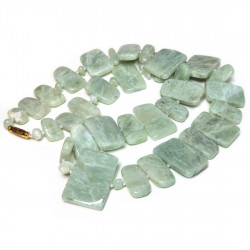 Бусы из зеленого граната гроссуляра 1019-no