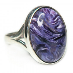 Кольцо с чароитом 1080-nr