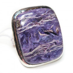 Кольцо с чароитом 1383-nr