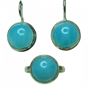 Комплект с амазонитом 1391-nk