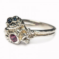 Кольцо с гранатом родолитом 1561-er Кольцо с гранатом родолитом 1561-er
