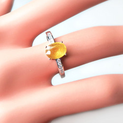 Комплект с сапфиром 1656-ekm