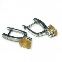 Комплект с сапфиром 1656-ekm