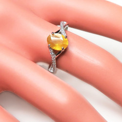 Комплект с сапфиром 1657-ekm