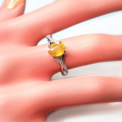 Комплект с сапфиром 1657-ekm