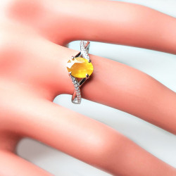 Комплект с сапфиром 1657-ekm