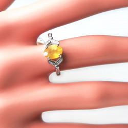 Комплект с сапфиром 1658-ekm