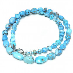 Бусы из бирюзы 173-bio