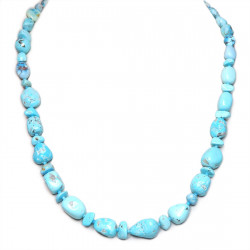 Бусы из бирюзы 174-bio