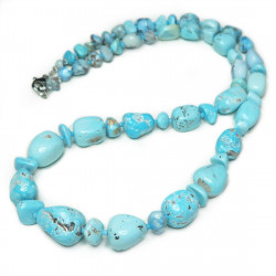 Бусы из бирюзы 174-bio