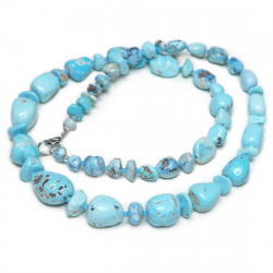 Бусы из бирюзы 174-bio