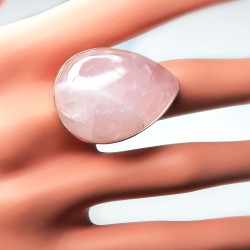 Кольцо с розовым кварцем 1924-nr