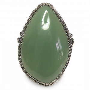 Кольцо с нефритом 1926-nr