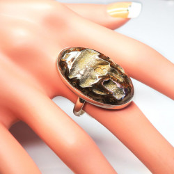 Кольцо с аммонитом 1927-nr