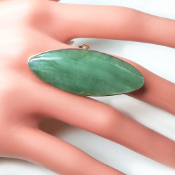 Кольцо с нефритом 1931-nr