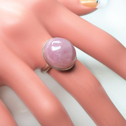 Кольцо с розовым кварцем 1933-nr