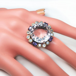 Кольцо с горным хрусталем 1958-er