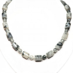 Бусы из рутилового кварца 204-no