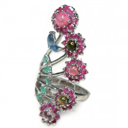 Кольцо с турмалином 218-er